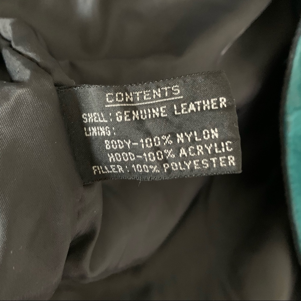 🚫SOLD•E✝️SY🚫 Vintage Maggie Lawrence Collection Leather Coat - Picture 8 of 10